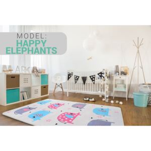 Dětský koberec Happy Elephants 160x230 cm