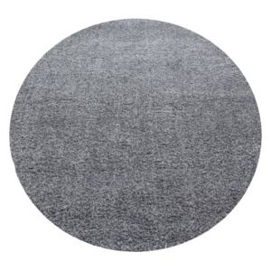 Ayyildiz koberce Kusový koberec Ancona shaggy 9000 lightgrey kruh Rozměr: 120x120 (průměr) kruh