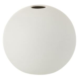 Bílá keramická kulatá váza Matt White S - Ø12*11,5 cm