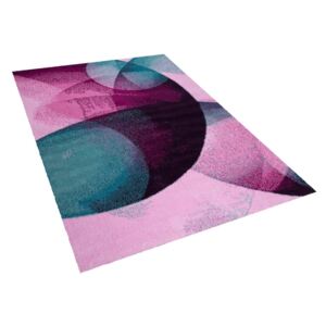 Zeleno-růžový koberec 140x200 cm ALIMOS