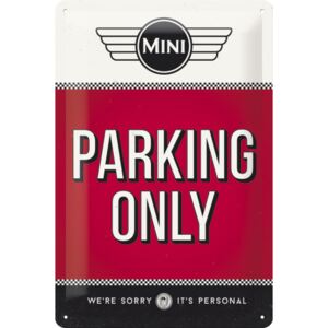 Nostalgic Art Plechová cedule – Mini Cooper Parking Only - 30x20 cm