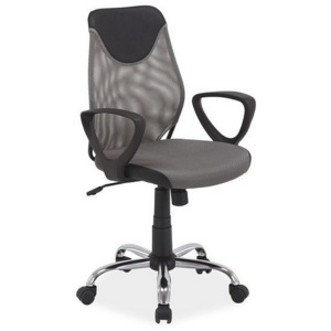 Kancelářská židle TWITCH, 89-99x57x47x44-54, šedá