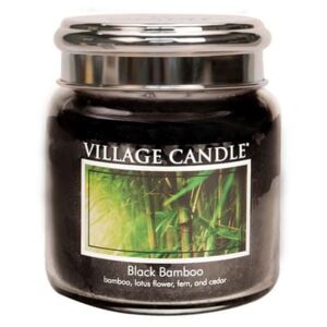 Village Candle Svíčka ve skleněné dóze , Černý bambus, 454 g