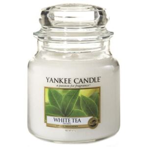 Yankee Candle Svíčka ve skleněné dóze , Bílý čaj, 410 g