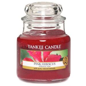 Yankee Candle Svíčka ve skleněné dóze , Růžový ibišek, 104 g
