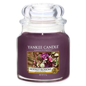 Yankee Candle Svíčka ve skleněné dóze , Květiny ve svitu měsíce, 410 g