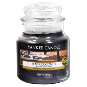 Yankee Candle Svíčka ve skleněné dóze , Černý kokos, 104 g