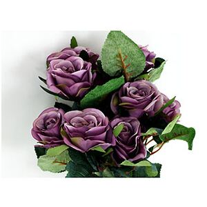 Autronic Růže, puget, barva lila. Květina umělá. KU4148