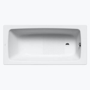 Obdélníková vana Kaldewei Cayono 150x70 cm smaltovaná ocel Perl-effekt,Antislip alpská bílá 274730003001