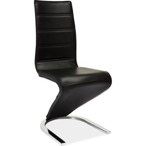 Casarredo Jídelní čalouněná židle H-669 černá/bílá