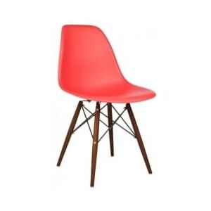 Židle DSW, červená (Tmavý buk) S24246 CULTY +