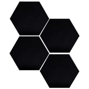 Sestava Hexagon Černá velikost XL, sada 4 ks