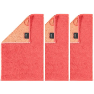 Cawö Frottier ručník Unique, dubleface, 3 ks oranžová