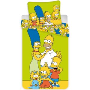 Jerry Fabrics Povlečení The Simpsons Family "Green"