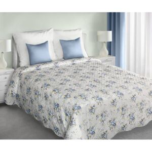 My Best Home Přehoz na postel JENIFER modré květy, 220x240 cm