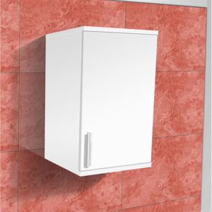 Nabytekmorava Koupelnová skříňka závěsná K8 barva skříňky: bílá 113, barva dvířek: bílá lamino