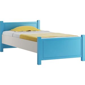 Drewmax Dětská dřevěná postel LK10, 80x200cm bílá