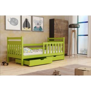 Dětská postel 80x180 KASANDRA - zelená