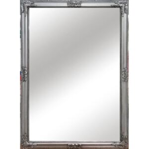 Tempo Kondela Zrcadlo, stříbrný dřevěný rám, MALKIA TYP 11
