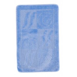 Koupelnový kobereček MONO 1107 modrý 5004 1PC BANAN - 50x80 cm