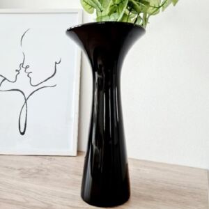 Váza keramická černá Lilien