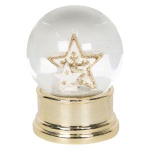 Malé zlaté sněžítko s hvězdou – Ø 4*6 cm