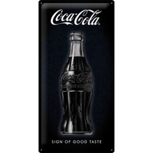 Nostalgic Art Plechová cedule: Coca-Cola (Sign of Good Taste) - 50x25 cm