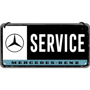 Nostalgic Art Závěsná cedule: Mercedes-Benz Service - 10x20 cm