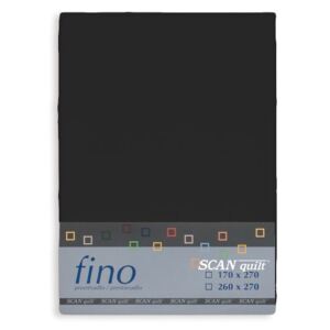 Bavlněné prostěradlo FINO černá 260 x 270 cm