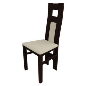 Židle JK41B, Barva dřeva: ořech, Potah: ekokůže Soft 018