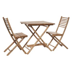 SAFARI Bambusový set, stůl a 2 židle