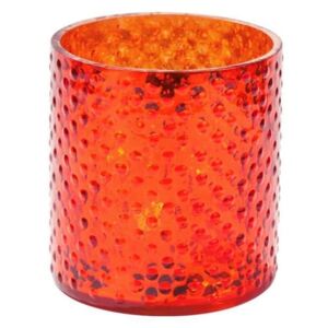 DELIGHT Svícen na čajovou svíčku 8 cm - oranžová