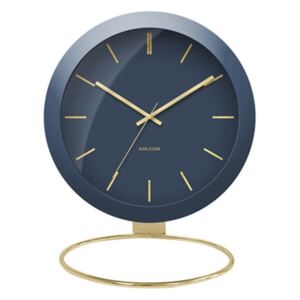 Stolní hodiny Globe 21 cm Karlsson (Barva - modrá)
