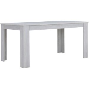 [en.casa] Jídelní stůl "Oslo" HTFU-2336 - 160 x 90 x 77 cm - MDF, bílý dub