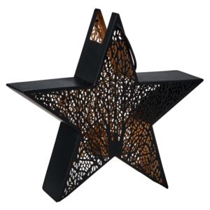 LUMINOUS Hvězda s držákem na čajovou svíčku 35 cm