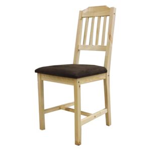 Polstrovaná židle 8868, masiv borovice DOPRODEJ