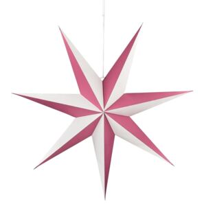 LATERNA MAGICA Papírová dekorační hvězda 60 cm - malinová