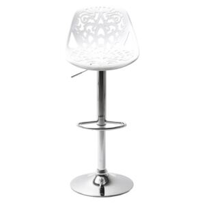 Sada 2 ks − Barová stolička Ornament White, Vemzu