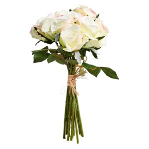 FLORISTA Kytice růží 12 ks - bílá