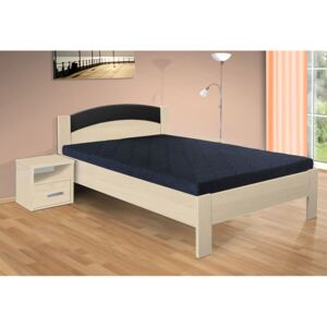 Nabytekmorava postel Jason 200x120 cm matrace: bez matrace, Barva postele: bříza 1715, Úložný prostor: s úložným prostorem - šuplík