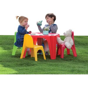 Dětský plastový stolový set KEREN 1+4
