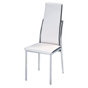 Jídelní židle Tempo Kondela Zora, bílá / černá