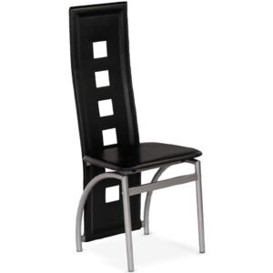 Jídelní židle Halmar K4 M, eko černá