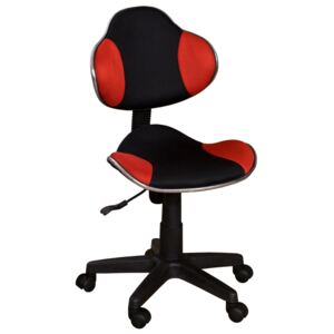 Dětská židle Falco QZY-G2, černo-červená