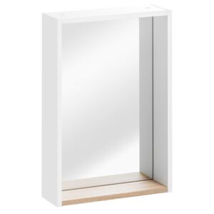 Zrcadlo FINKA bílé 40 cm