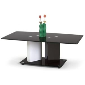 Konferenční stolek Halmar Debra, sklo/lakované MDF