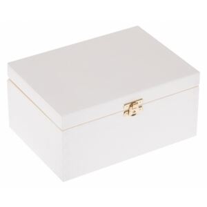 Bart Dřevěná krabička - 22 x 16 cm - Bílá