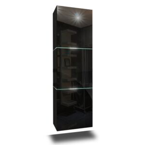 Anral Koupelnová skříňka Mia 3 - Černý lesk