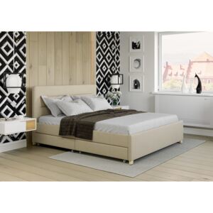 Čalouněná postel Monzo - 120x200 cm - Látková (písková)