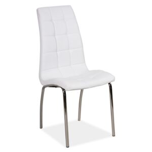 Jídelní čalouněná židle H-104 bílá